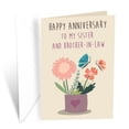 thumbnail image 1 of Prime Greetings Sister & Brother in Law in Law Anniversary Card, 1 of 5