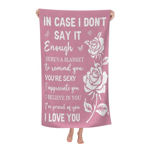 Anniversary Christmas Birthday Gifts For Her Bath Towel Soft and Highly Absorbent for Adults