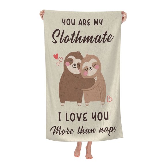 Anniversary Christmas Birthday Gifts For Her Bath Towel Soft and Highly Absorbent for Adults