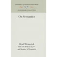 thumbnail image 1 of Anniversary Collection: On Semantics (Hardcover), 1 of 1