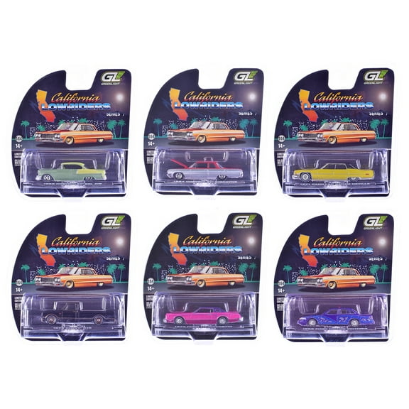 "Anniversary Collection" Set of 6 pieces Series 15 1/64 Scale Diecast Model Cars by Greenlight