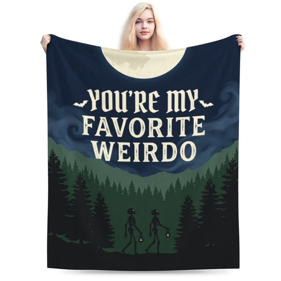 Anniversary Couple Gift Blanket for Her & Him, Skull Lover Throw Blanket for Boyfriend & Girlfriend, I Love You More Wedding Birthday Gift for Husband, Christmas Valentine's Gift for Wife 50x40