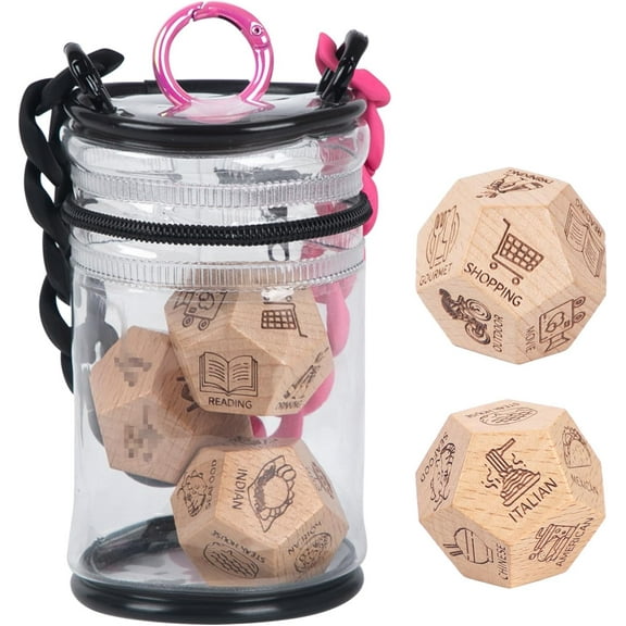 Anniversary Date Night Dice Gifts for Couples, 3PCS Food Decision Dinner Dice-Valentines Day Gifts for Men Women Her Him Husband Wife