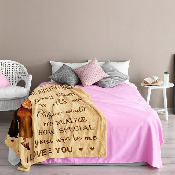 Anniversary Engagement Gifts for Couple/Women/Men, Birthday Gifts for Girlfriend/Boyfriend, Valentines Day/Wedding Gifts for Husband/Wife, I Love You Romatic Gift for Him/Her Blanket 50"X60"