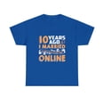 thumbnail image 1 of Anniversary Gift  For 10 Years Marriage Couple T-Shirt, 1 of 1