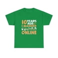 thumbnail image 1 of Anniversary Gift  For 10 Years Marriage Couple T-Shirt, 1 of 1