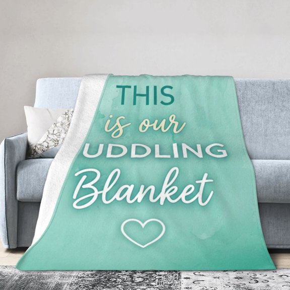 Anniversary Gifts For Blanket Women, Romantic Love Throw Blanket, Sweet Couple Gift, Soft Cozy Flannel Blanket for Anniversary Wedding 50x40
