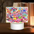 thumbnail image 1 of Anniversary Kirby Rectangular Acrylic Night Light Adjustable 3 Light Modes USB Cable Lamp Light Display Base LED Light For Bookshelves Desk Bedside Tables Child Room Bedroom, 1 of 9