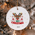 thumbnail image 1 of Anniversary Plaque，Commemorating Life's First Attempt，Christmas Tree Decor,Ceramic Ornament,Keepsake Ornament,Married Ornament,Hanging Ornaments,Suitable for Christmas, gift giving, 1 of 10