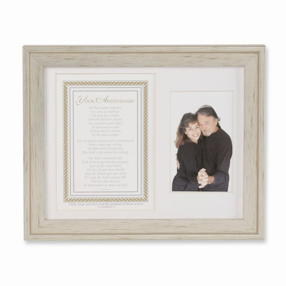 Anniversary Poem and Double 8x10 Photo Frame