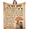 thumbnail image 1 of Anniversary Romantic Gift for Women, Gifts for Wife from Husband, Best Wife Presents, Wife Birthday Gift Ideas, I Love You Gifts for Her, Wife Throw Blanket, 1 of 7