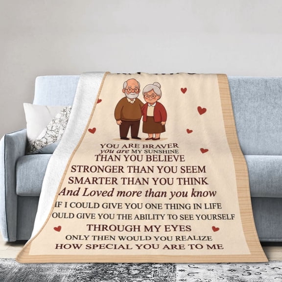 Anniversary Romantic Gifts for Women, To My Wife Blanket from Husband | Birthday Gifts for Wife - I Love You Gift for Her - Christmas Valentines Mothers Day Gift Ideas - Wife Blanket 50x40