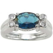 ICEPOSH Anniversary Sterling Silver Rings for Women Make Great Gifts for Her