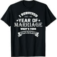thumbnail image 1 of Anniversary Tee Gift 2nd 2 Years Wedding Marriage T-Shirt, 1 of 3