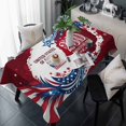 thumbnail image 1 of Anniversary USA Table Cloth Waterproof Tablecloths, 4th of July 1776-2026 American Flag Tablecloth Dining Table Cover for Kitchen Party Tabletop Outdoor, Rectangle Tablecloth 60x120 Inch, 1 of 9
