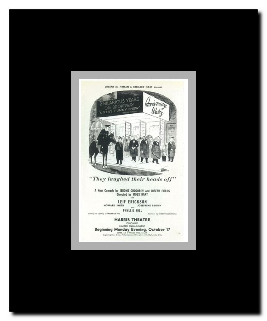 Anniversary Waltz (Broadway) Framed Movie Poster