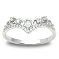 thumbnail image 1 of Anniversary Wedding Band Ring for Women Ring Enhancer Sterling Silver Ginger Lyne Collection, 1 of 6