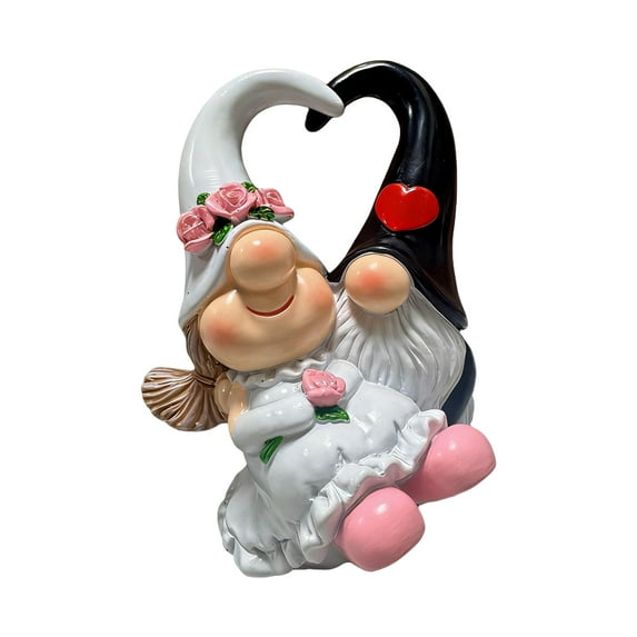 Anniversary Wedding Gifts for Couple - Romantic Wedding Gnomes Decorations, Gifts for Wife Mothers Day Husband Birthday Valentines Day Decorations