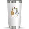thumbnail image 1 of Anniversary for Him Her Couple-20 OZ Stainless Steel Tumbler-Happy Paper Anniversary Girlfriend Boyfriend Wife Husband Romantic Gift, 1 of 6