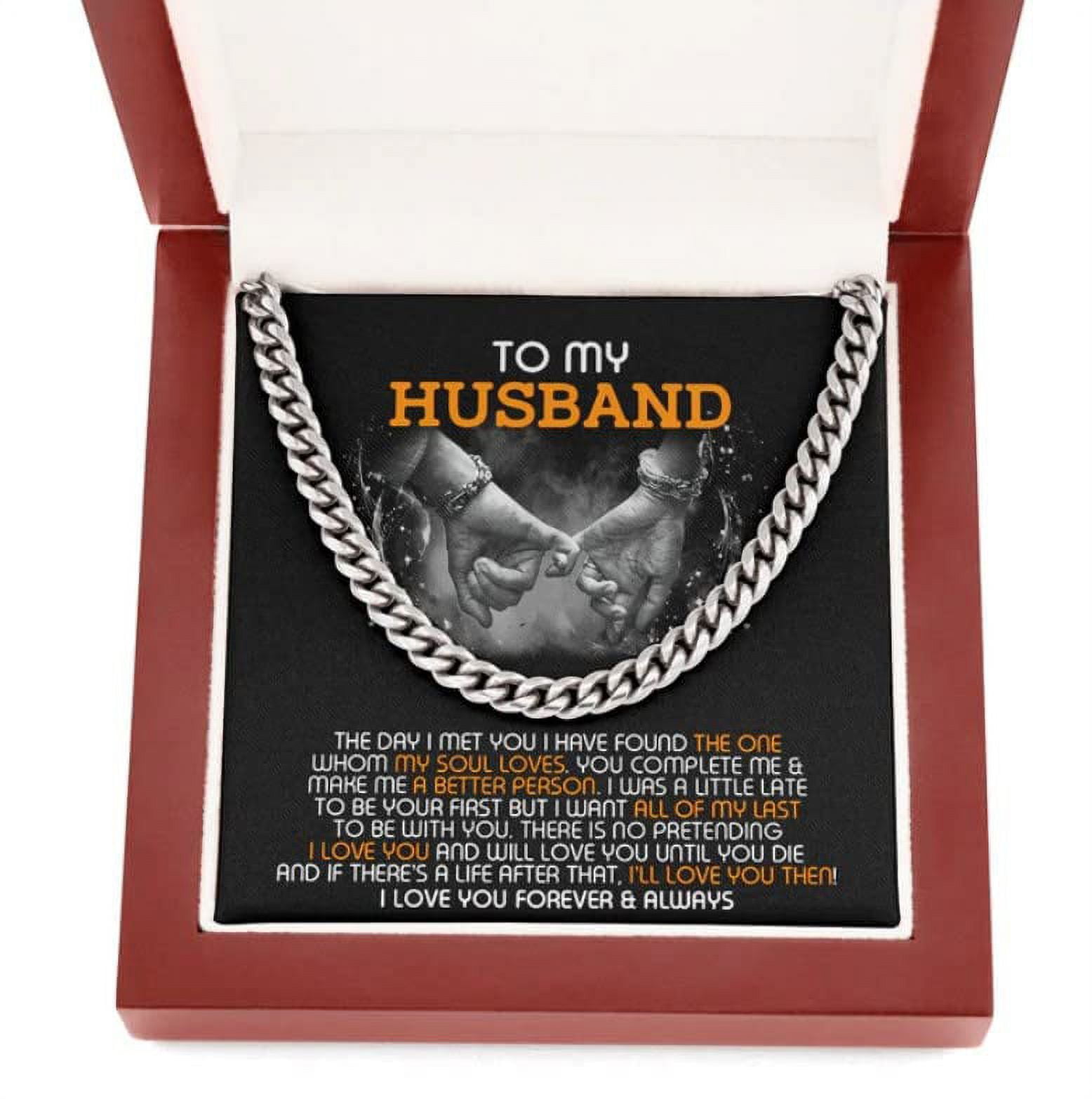 Anniversary gifts Jewelry To My Husband Necklace For Husband gift 