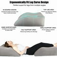 thumbnail image 1 of Inflatable Leg Pillow Wedge Pillow Knee Cushion For Travel Camping Sleeping Portable PVC Foot Pillow Elevation Leg Pillows, 1 of 6