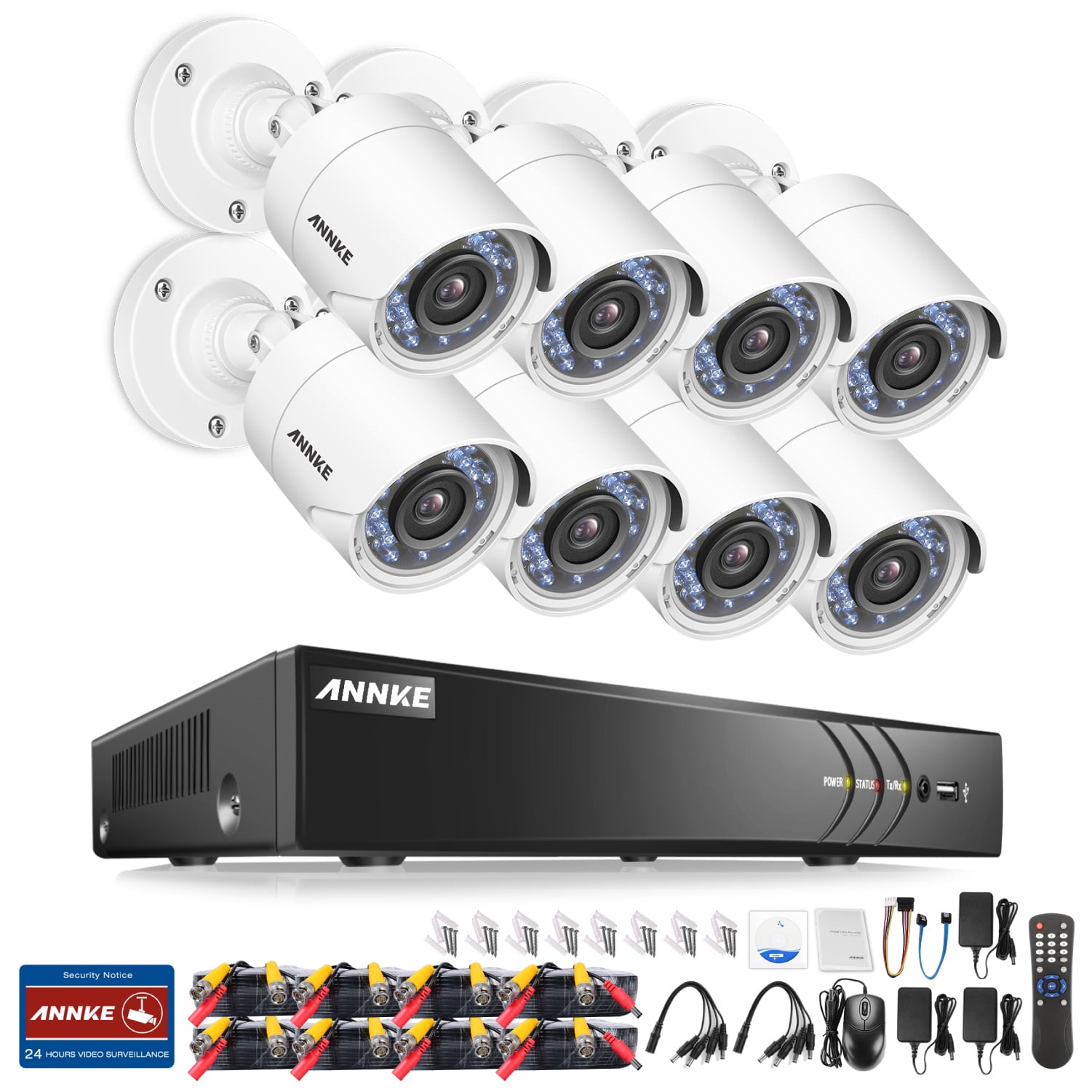 Annke 8 channel security camera hotsell system installation