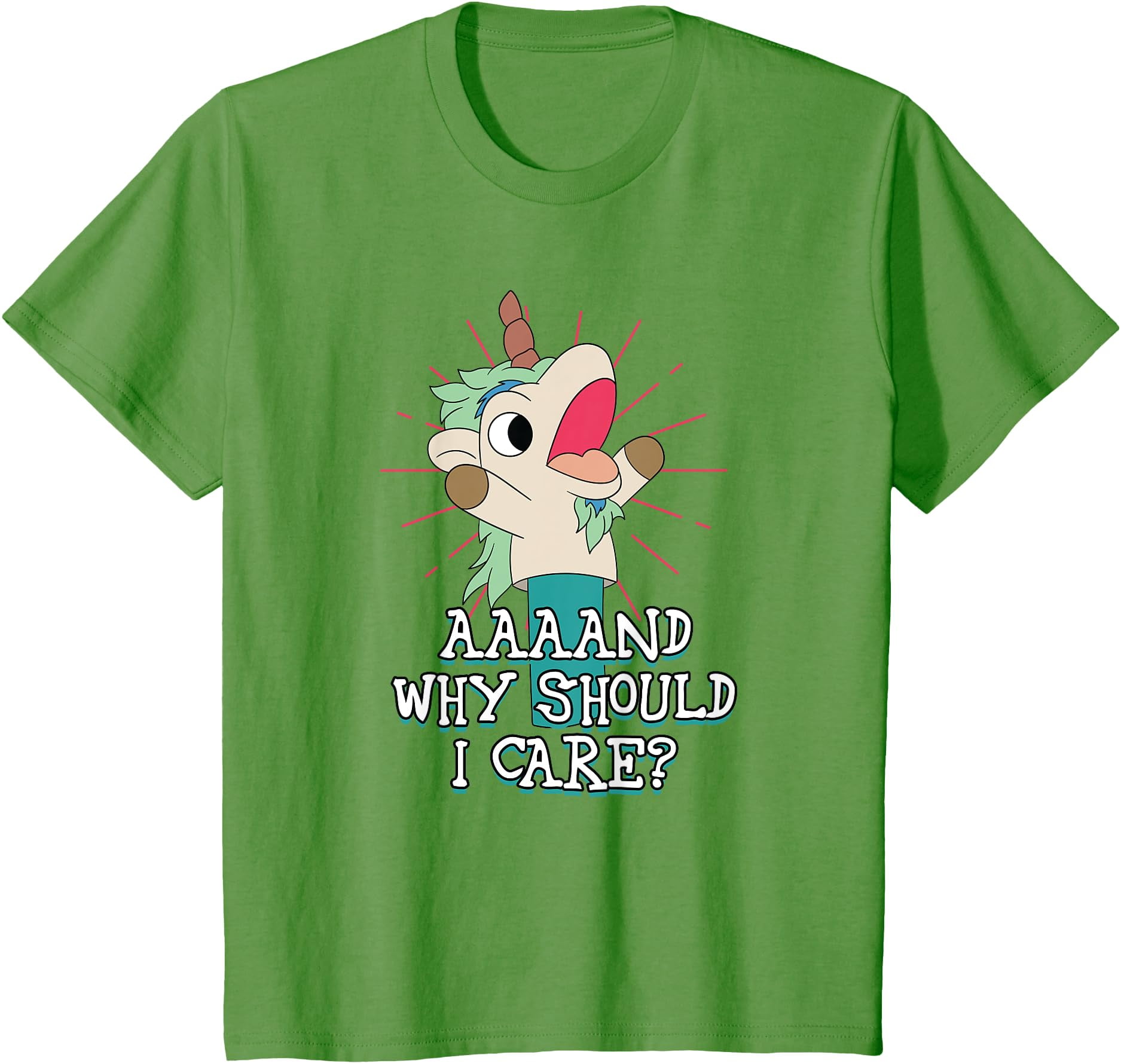 Annnd Why Should I Care Unicorn Apparel Sarcastic Youth Toddler T