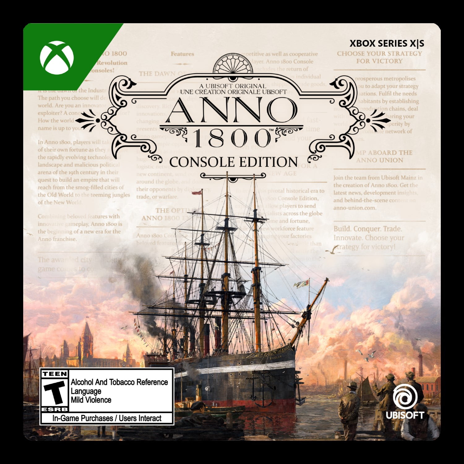 Edition X|S Series [Digital] Anno - 1800 Xbox Console