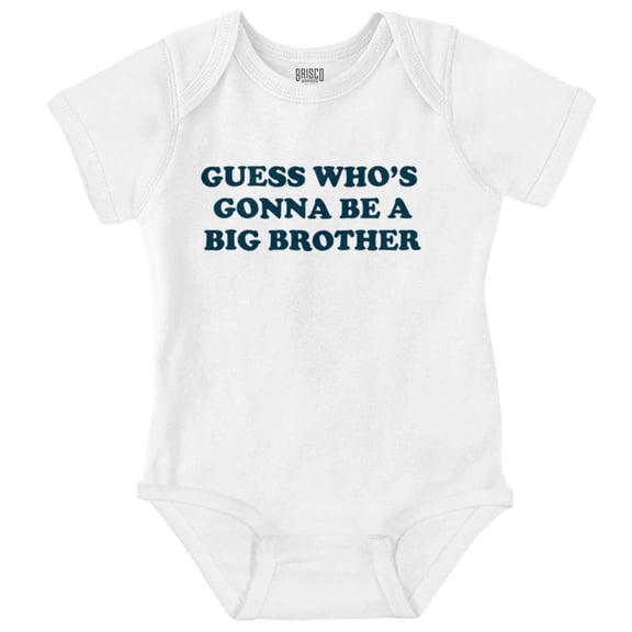 Announcement New Baby Big Brother Bodysuit Jumper Boys Infant Baby Brisco Brands 24M