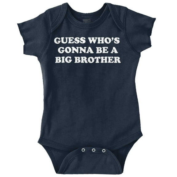 Announcement New Baby Big Brother Bodysuit Jumper Boys Infant Baby Brisco Brands 6M