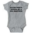 thumbnail image 1 of Announcement New Baby Big Brother Bodysuit Jumper Boys Infant Baby Brisco Brands NB, 1 of 6