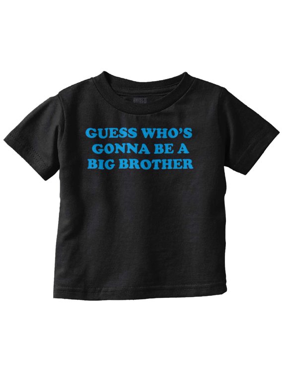 Announcement New Baby Big Brother Youth T Shirt Tee Boys Infant Toddler Brisco Brands 12M