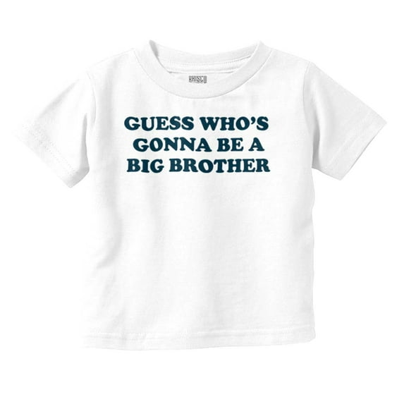 Announcement New Baby Big Brother Youth T Shirt Tee Boys Infant Toddler Brisco Brands 6M