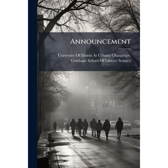 Announcement (Paperback)