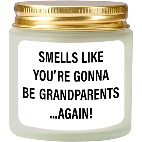 Announcement for Grandparents - Announcements Ideas - Grandparents to Be Gifts - Grandparents Again Gifts - Soy Candle Lavender 4oz