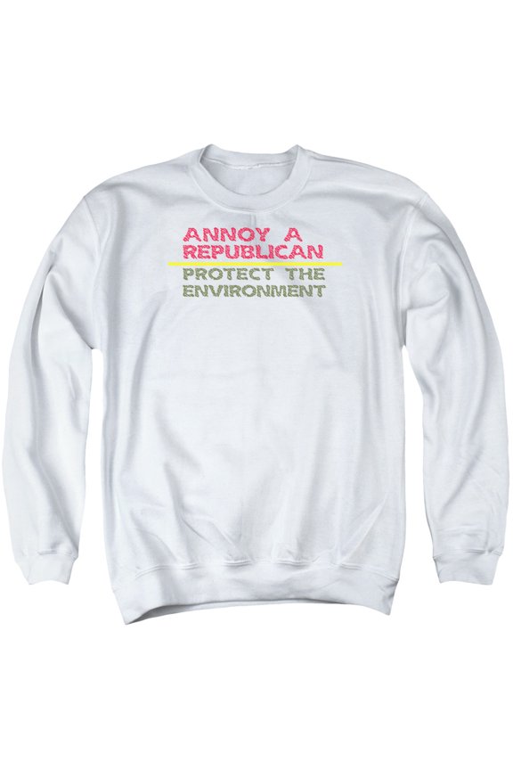 - Annoy A Republican - Crewneck Sweatshirt - Small