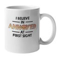 thumbnail image 1 of Annoyed at First Sight, Funny Sarcastic Introvert Coffee & Tea Mug (11oz), 1 of 1