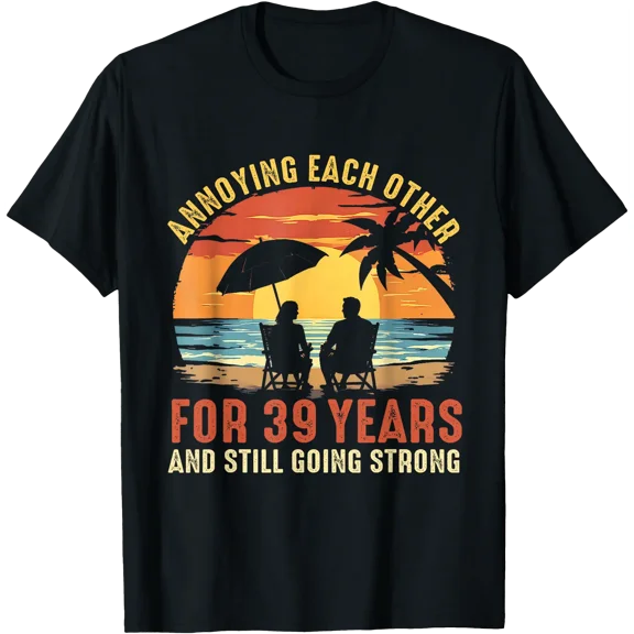 Annoying Each Other Since 1987 Matching Anniversary T-Shirt, Unisex T-Shirt