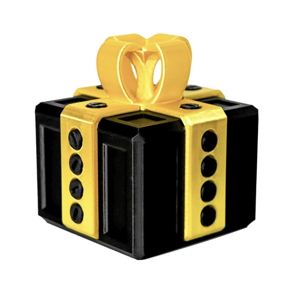 Annoying Gift Box with Screws, the Annoying Present, Prank Box with Screw, 3d Printed Annoying Gift Box, 3d Printed Hilarious Money Card Container, Best Christmas Gifts 2025,Black