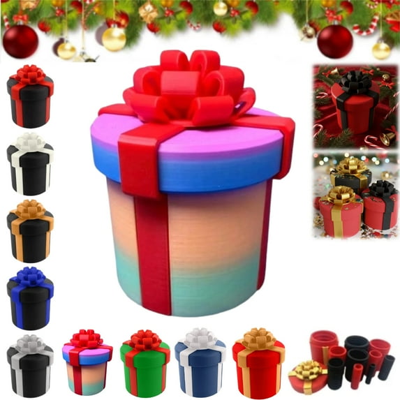 Annoying Nested Screw Gift Box,Annoying Gift Box,Standard Money Present Box,Prank Gift Boxes,Money Puzzle Box for Cash Gift,Reusable Prank Gift Packaging for Xmas & Fun Party Game,Multicolor