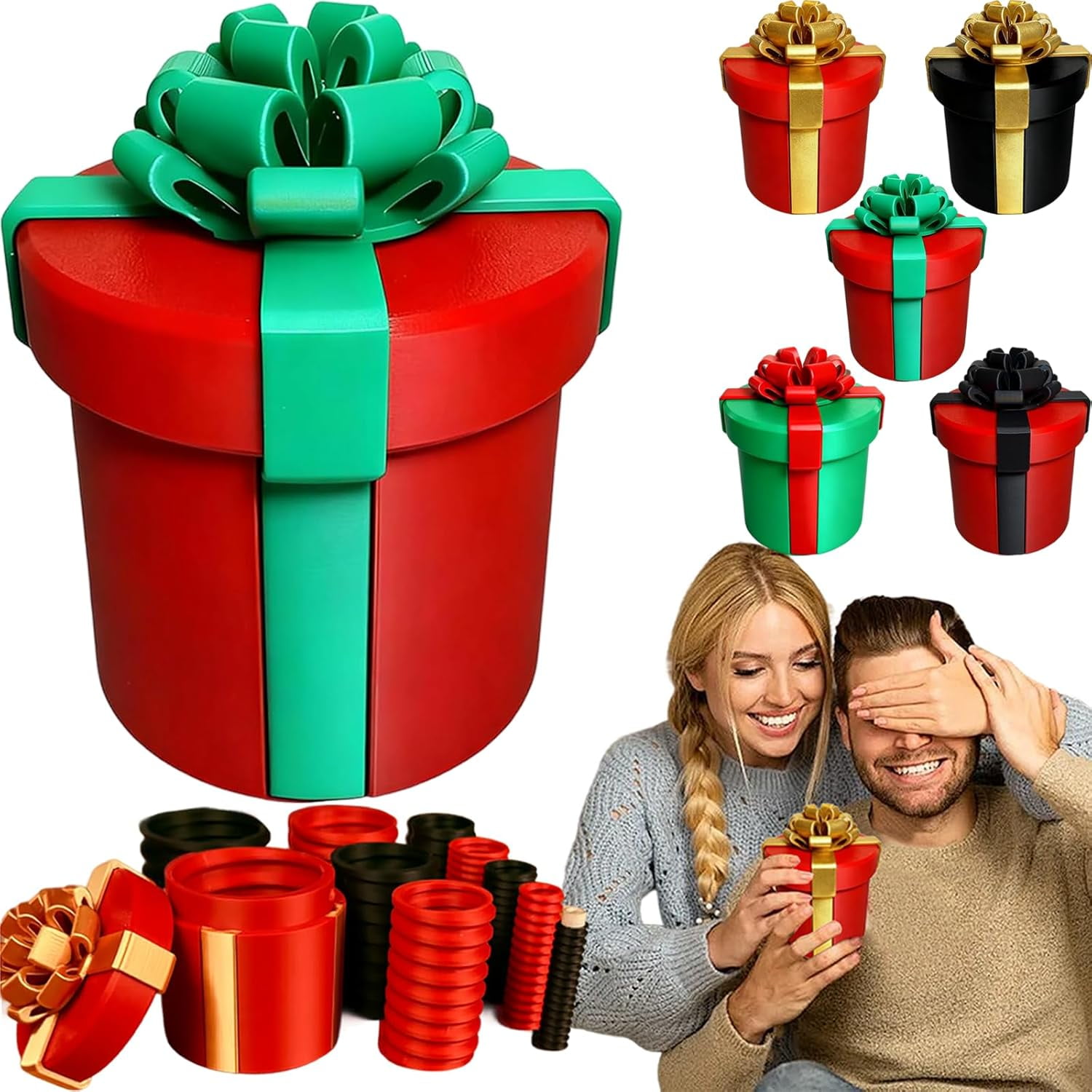 Annoying Nested Screw Gift Box, Prank Nesting Box for Cash & Surprises ...
