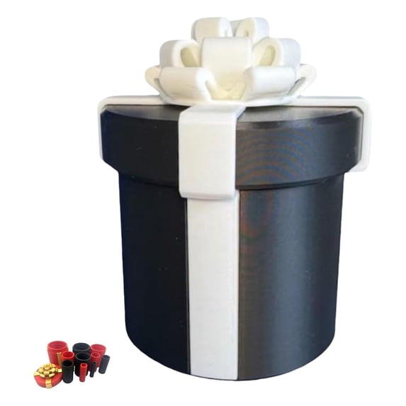 Annoying Nested Screw Gift Box Set Of 10,Dark Chocolate Gift Box,Gift Box Small,Prank Nesting Box for Surprises,Reusable for Birthdays, Christmas, White Elephant Party Gifts