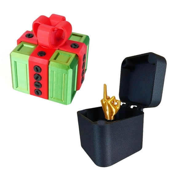 Annoying Prank Box,Annoying Gift Box with Just for You Finger In a Box,Surprise Funny Prank Box,Best Christmas Gifts 2025,Green