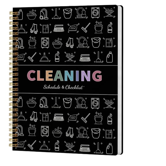 Annual Cleaning Schedule And Cleaning Plan Book, Household Chore Planner ADHD Cleaning Planner Notebook for Home Organization Office&Craft&Stationery