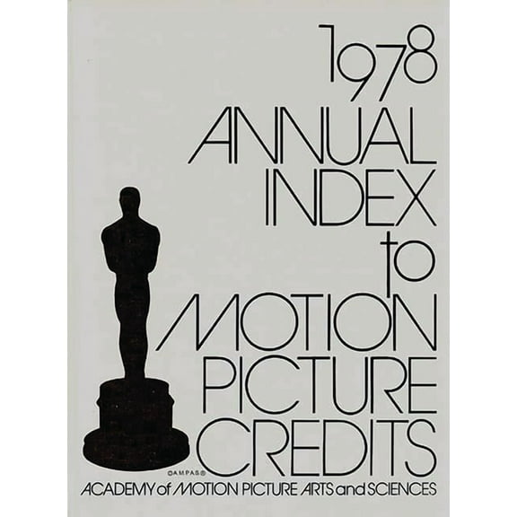 Annual Index to Motion Picture Credits 1978, (Hardcover)