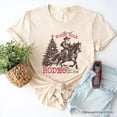thumbnail image 1 of Annual North Pole Rodeo T-Shirt, Funny Cowboy Santa Christmas Tee for Country Lovers, 1 of 6