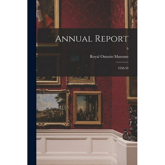 Annual Report: 1958-59; 9, (Paperback)