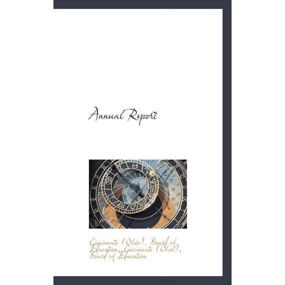 Annual Report (Paperback)
