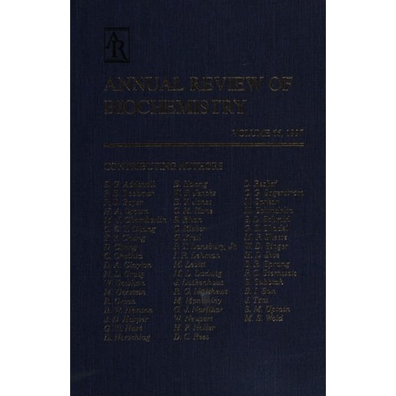 Pre-Owned Annual Review of Biochemistry (Hardcover) 9780824308667