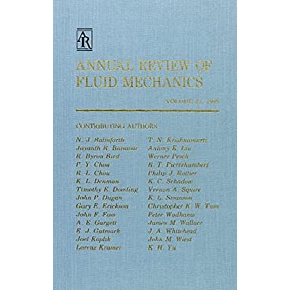 Pre-Owned Annual Review of Fluid Mechanics 9780824307271 Used
